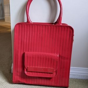 Ted Baker Red Patent Large Bag/Tote
